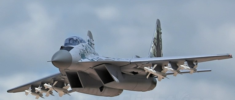 Freewing MiG-29 Fulcrum Digital Camo Twin 80mm EDF Jet PNP RC Airplane