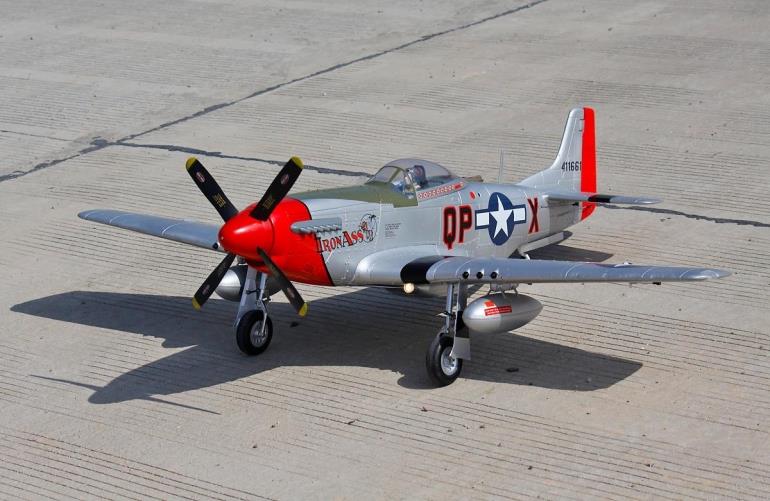 Freewing P-51D Iron Ass Super Scale 1410mm (55 inch) Wingspan - PNP RC Airplane