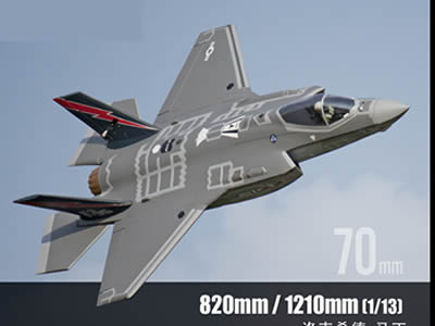 Freewing F-35 Lightning II V3 70mm EDF Jet -6S PNP RC Airplane