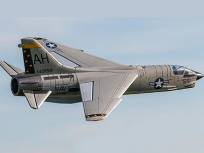 Freewing F-8 Crusader 64mm Jet PNP 4S RC Airplane