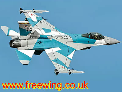 Freewing F-16 V2 90mm Fighting Falcon EDF Jet ARF Plus RC Airplane