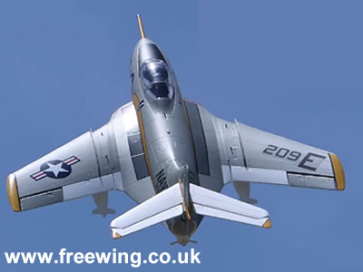 Freewing F9F-8 Cougar Super Scale 80mm EDF PNP with Gyro  RC Airplane