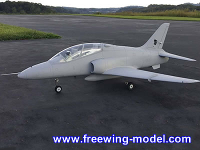 Freewing 6S Hawk T1 Base Gray High Performance 70mm EDF PNP Jet RC Airplane