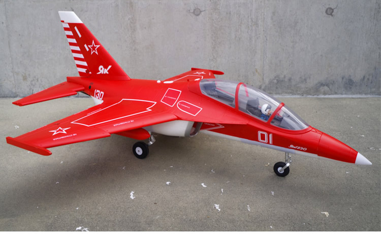 Freewing Yak-130 V2 Red 70mm EDF Jet PNP RC Airplane