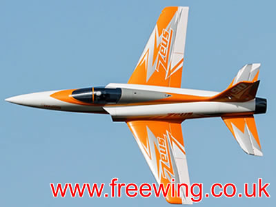 Freewing Zeus V2 90mm EDF Sport 6S Orange Jet RC Airplane