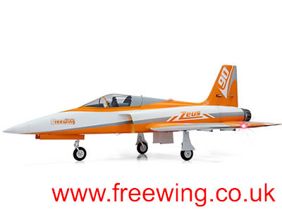 Freewing Zeus V2 90mm EDF Sport 6S Orange Jet RC Airplane