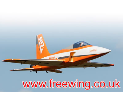 Freewing Zeus V2 90mm EDF Sport 6S Orange Jet RC Airplane