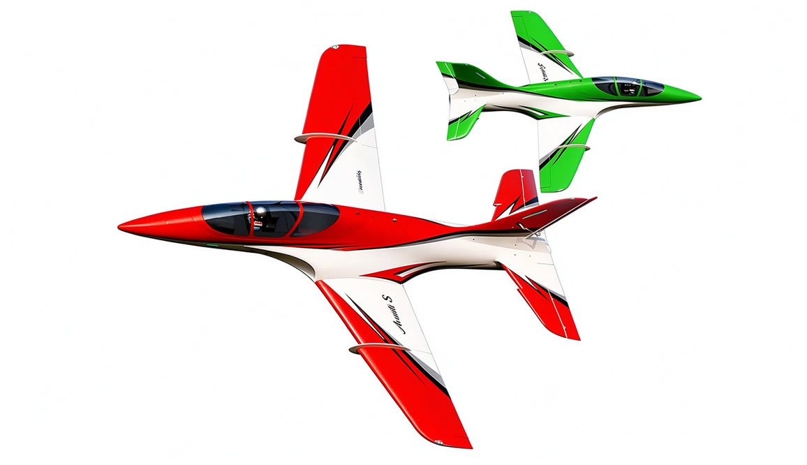 Freewing Avanti S Green High Performance 90mm EDF Sport ARF PLus Jet