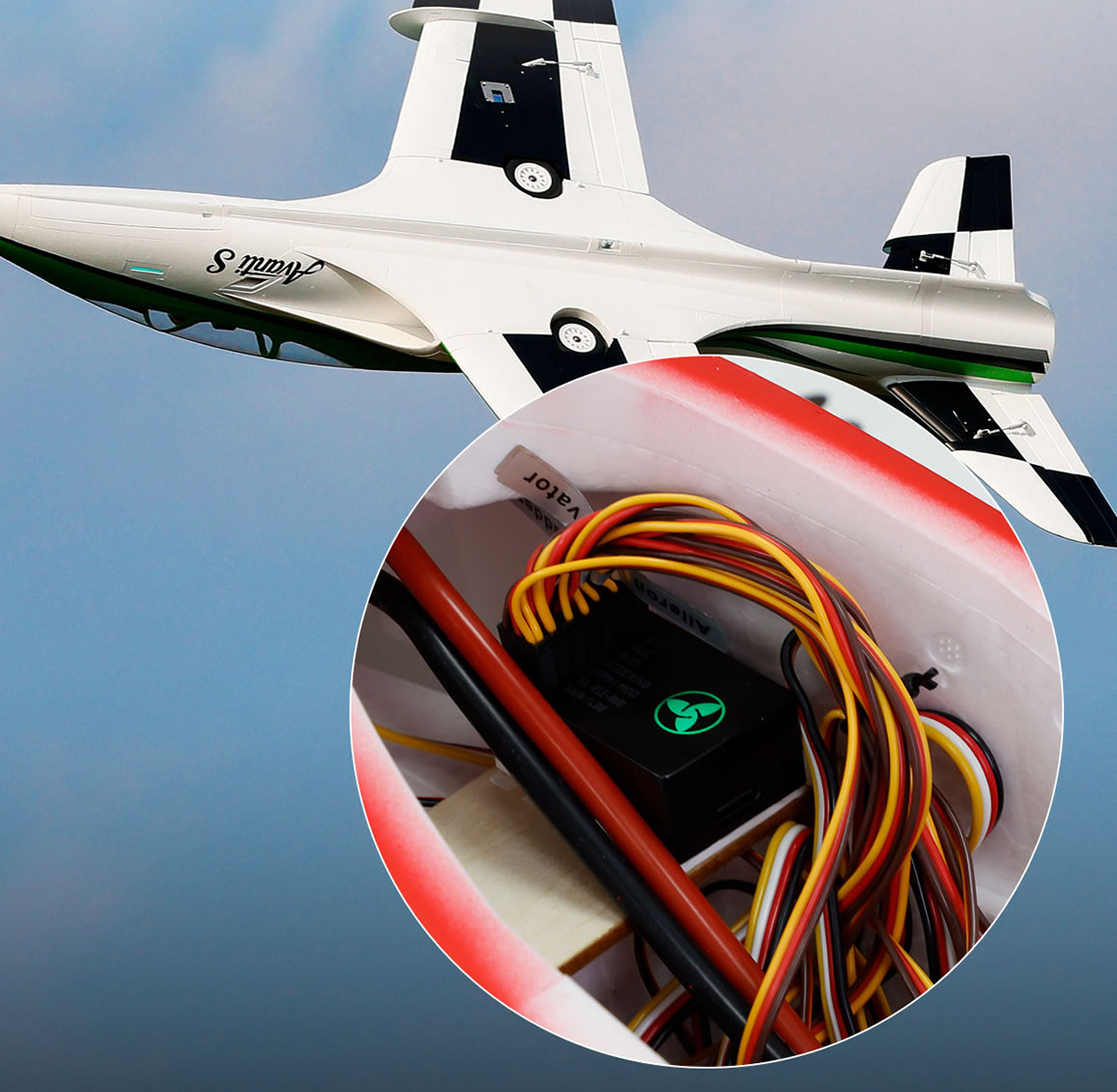Freewing Avanti S Green High Performance 90mm EDF Sport ARF PLus Jet