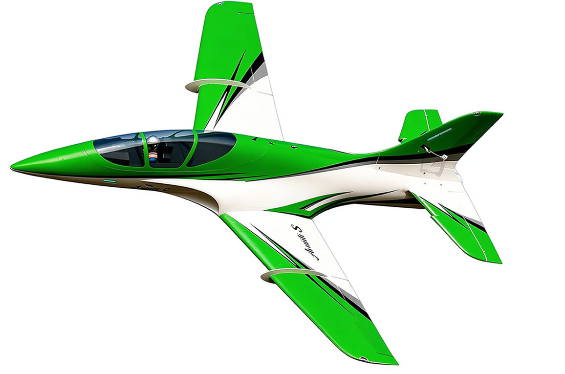 Freewing Avanti S Green High Performance 90mm EDF Sport ARF PLus Jet
