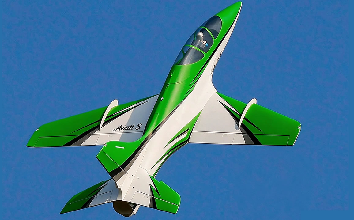 Freewing Avanti S Green High Performance 90mm EDF Sport ARF PLus Jet
