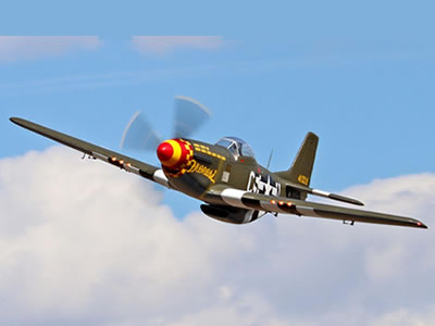 FlightLine P-51D Mustang 1600mm (63 inch) Wingspan - PNP RC Airplane